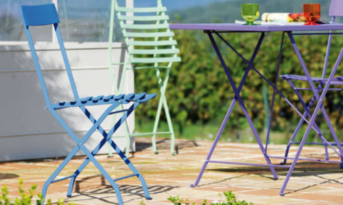 Step, sedia pieghevole per l'arredo giardino