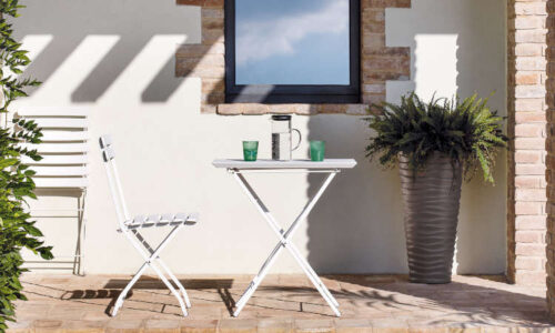 Step, tavolo pieghevole per l'arredo outdoor