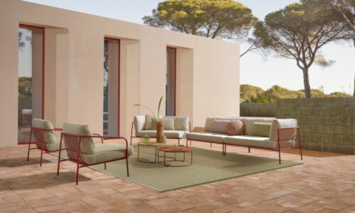 Nolita, poltrona lounge per l'arredo outdoor